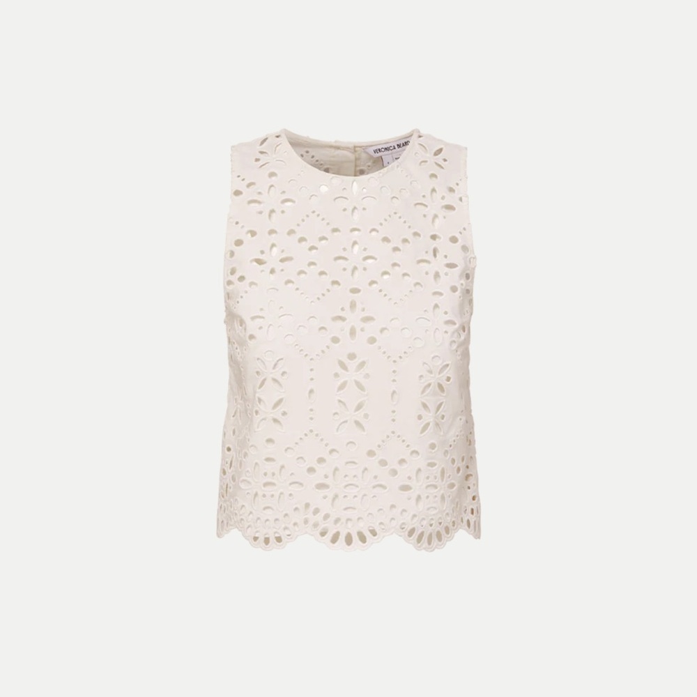 NWOT Veronica Beard Adelyn top 8 - Picture 7 of 10